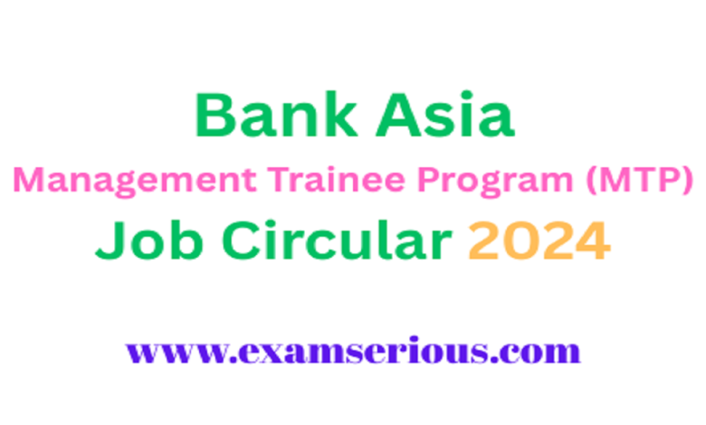 Featured Image - Bank Asia Management Trainee Program (MTP) Job Circular 2024