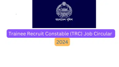 Trainee Recruit Constable (TRC) Job Circular 2024