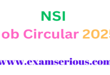 NSI Job Circular 2025