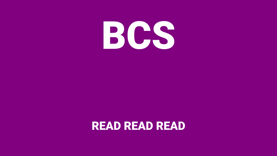 BCS-READ READ READ