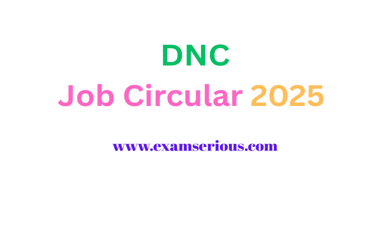 Featured Image-DNC Job Circular 2025
