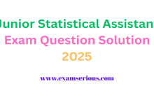 Featured Image-Junior Statistical Assistant Exam Question Solution 2025