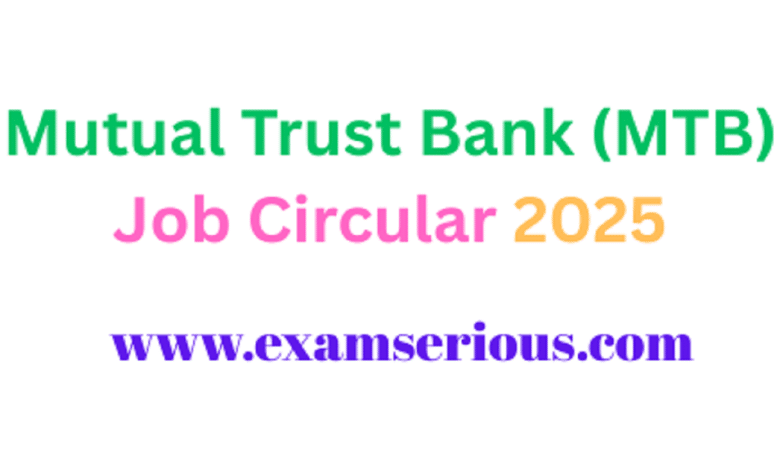 Featured Image-Mutual Trust Bank (MTB) Job Circular 2025