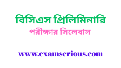 Featured Image-বিসিএস প্রিলিমিনারি পরীক্ষার সিলেবাস
