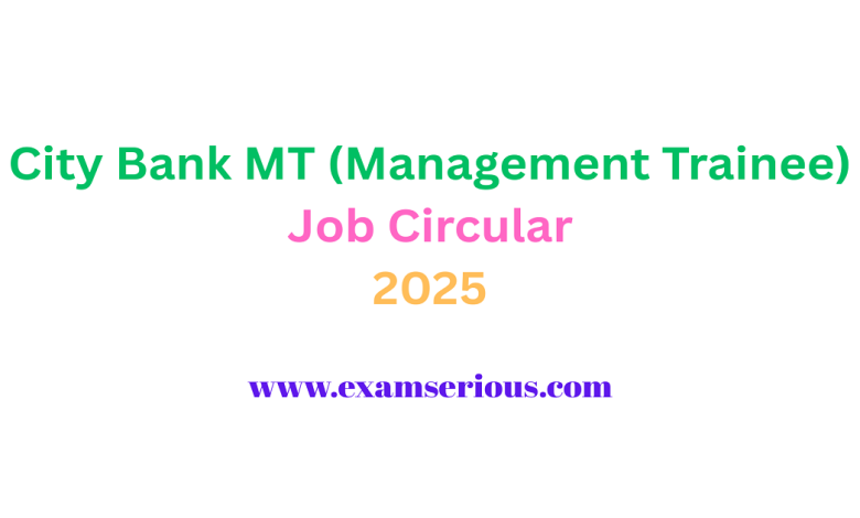 Featured Image-City Bank MT (Management Trainee) Job Circular 2025