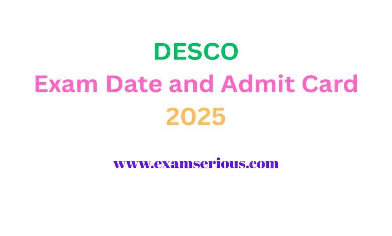 Featured Image-DESCO Exam Date and Admit Card 2025