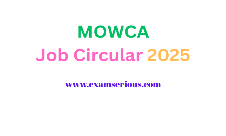 Featured Image-MOWCA Job Circular 2025