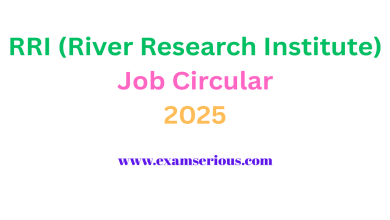 Featured Image-RRI (River Research Institute) Job Circular 2025