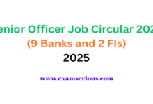 Featured Image-Senior Officer Job Circular 2025 (9 Banks and 2 FIs)