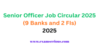Featured Image-Senior Officer Job Circular 2025 (9 Banks and 2 FIs)