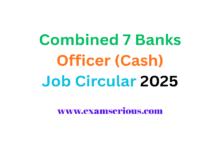 Featured Image-Combined 7 Banks Officer (Cash) Job Circular 2025 